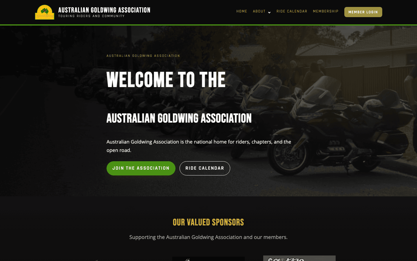 Australian Goldwing Association website
