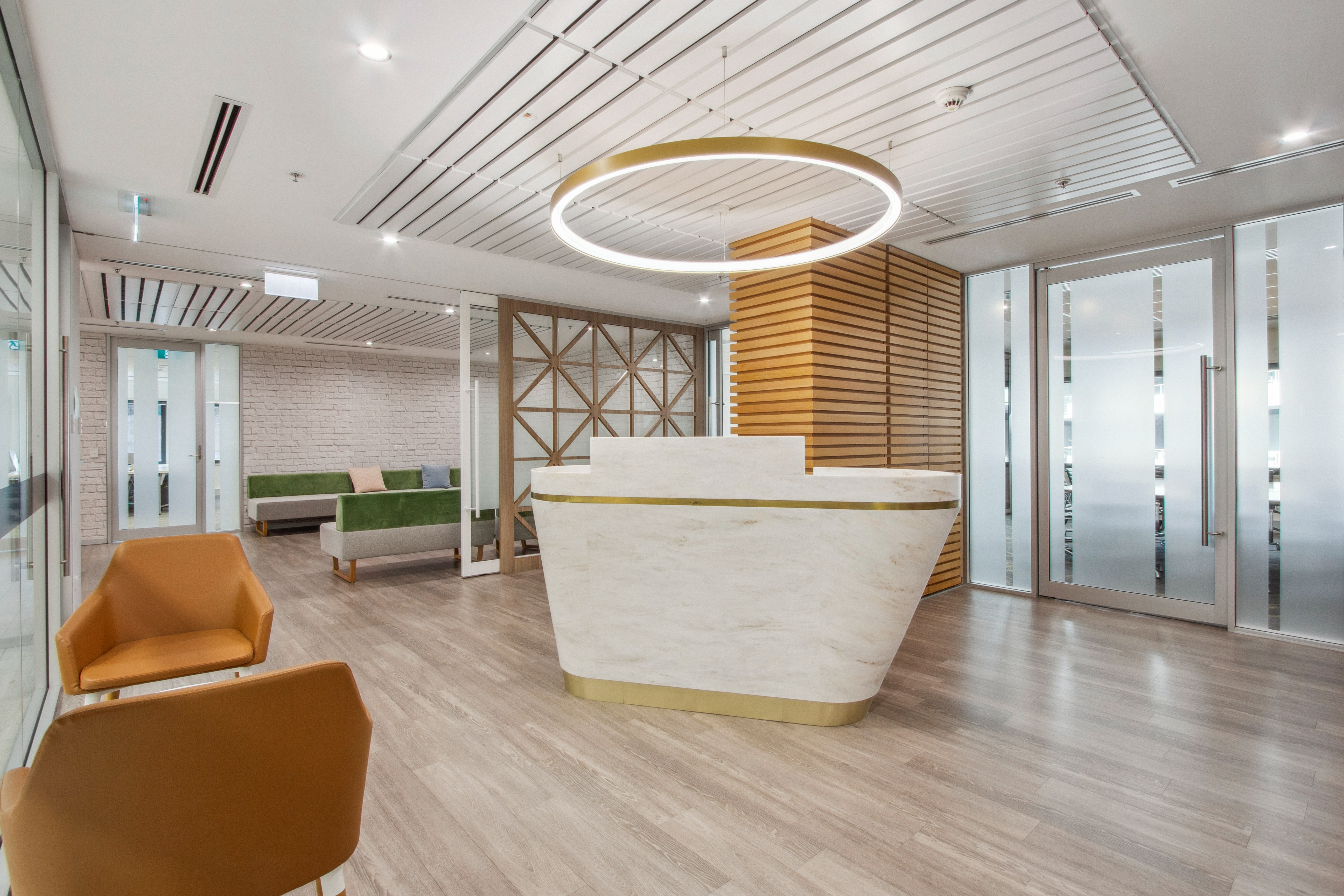 CBD commercial tower entrance